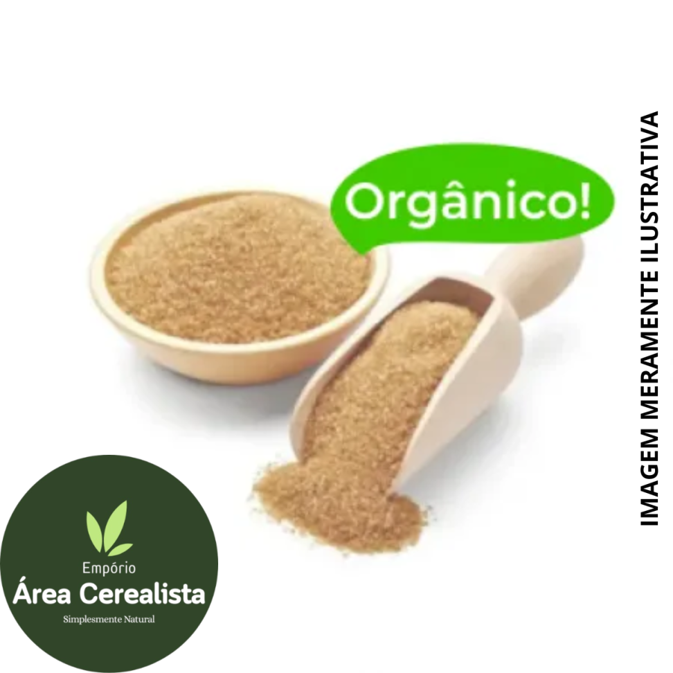 Açúcar Demerara Orgânica Granelli  Granel 100g