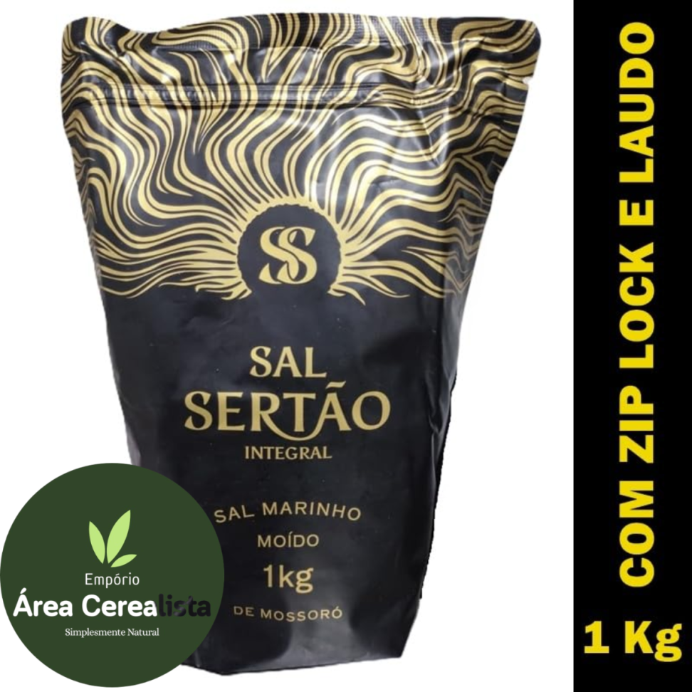 Sal Integral Moído De Mossoró Granel - #2
