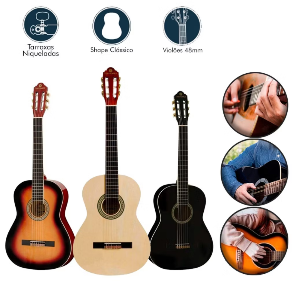 VIOLÃO ACÚSTICO HARMONICS GNA-111 - #5