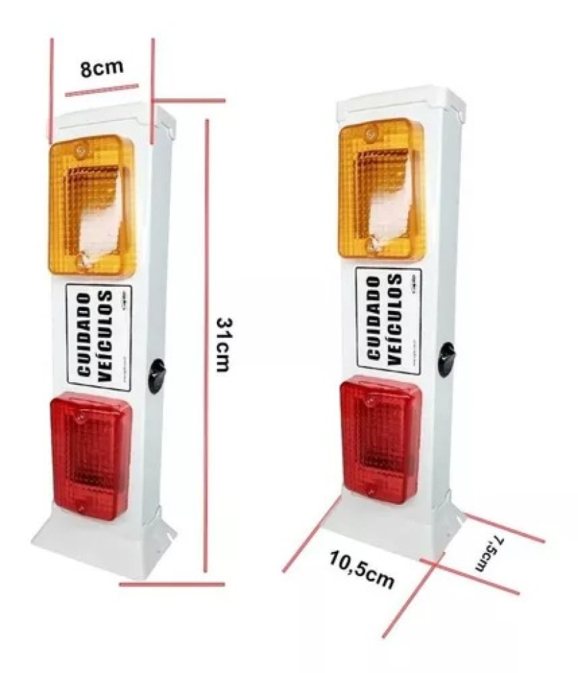 Sinalizador de Garagem Capte Led Cuidado Veículo
