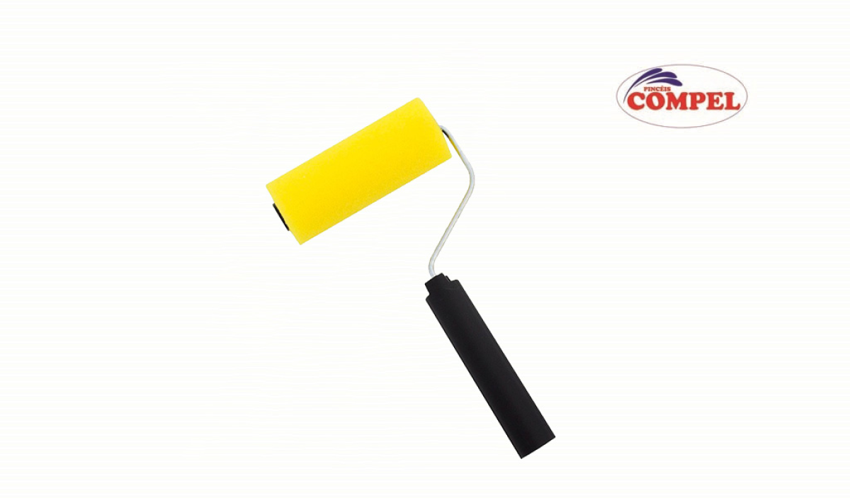 Rolo de Pìntura Compel Espuma 9 cm