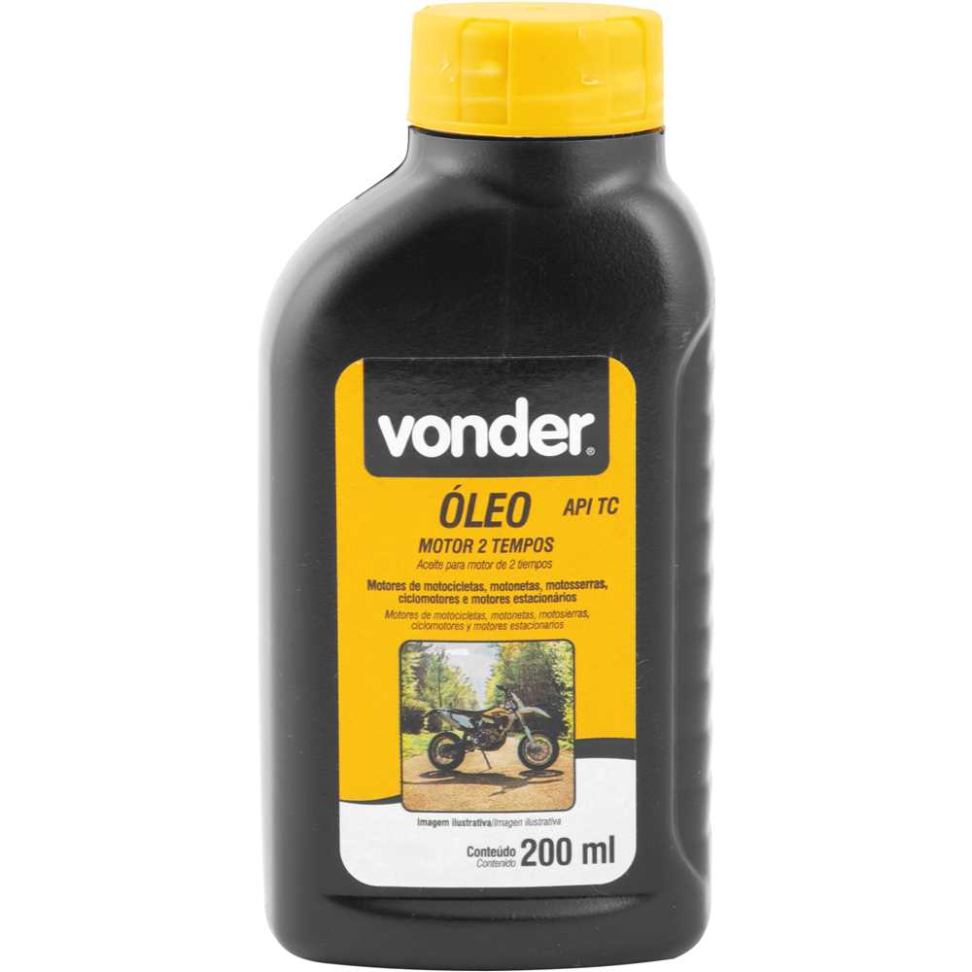 Óleo de Motor Vonder 2 Tempos 200ml
