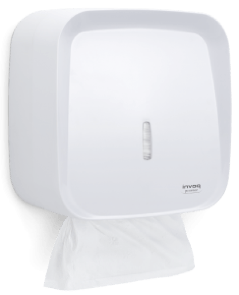 Dispenser de Papel Toalha Invoq Interfolhado Branco