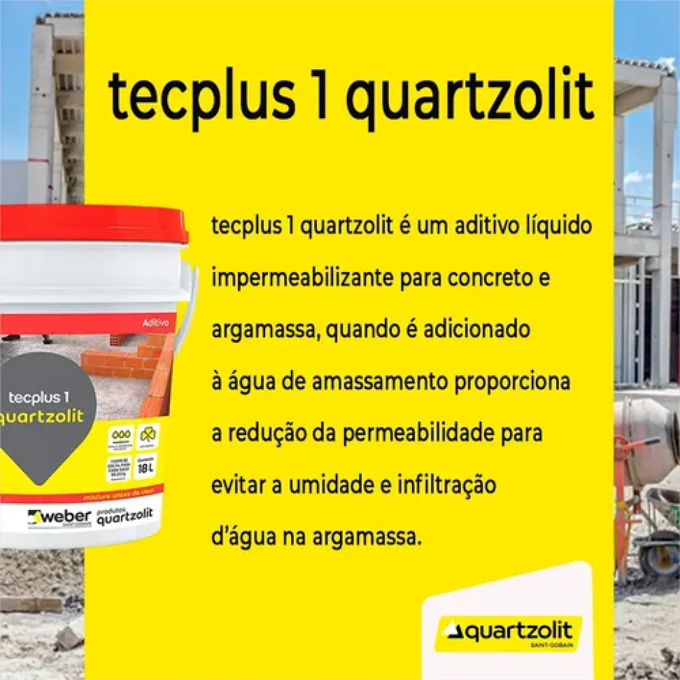 Impermeabilizante de Concreto Quartzolit 3,6L - #3