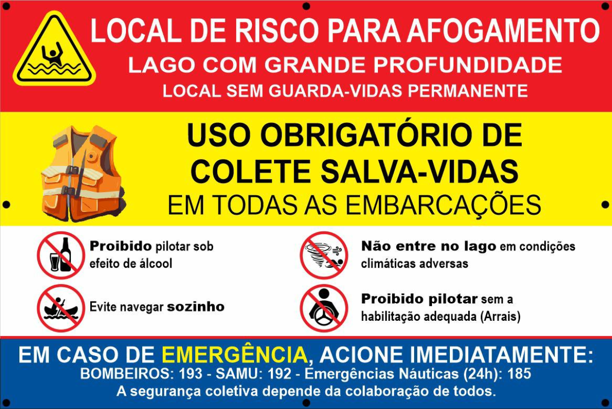 Placa de Sinalização 1,20 x 0,80 Colunas 3m 40 x 40