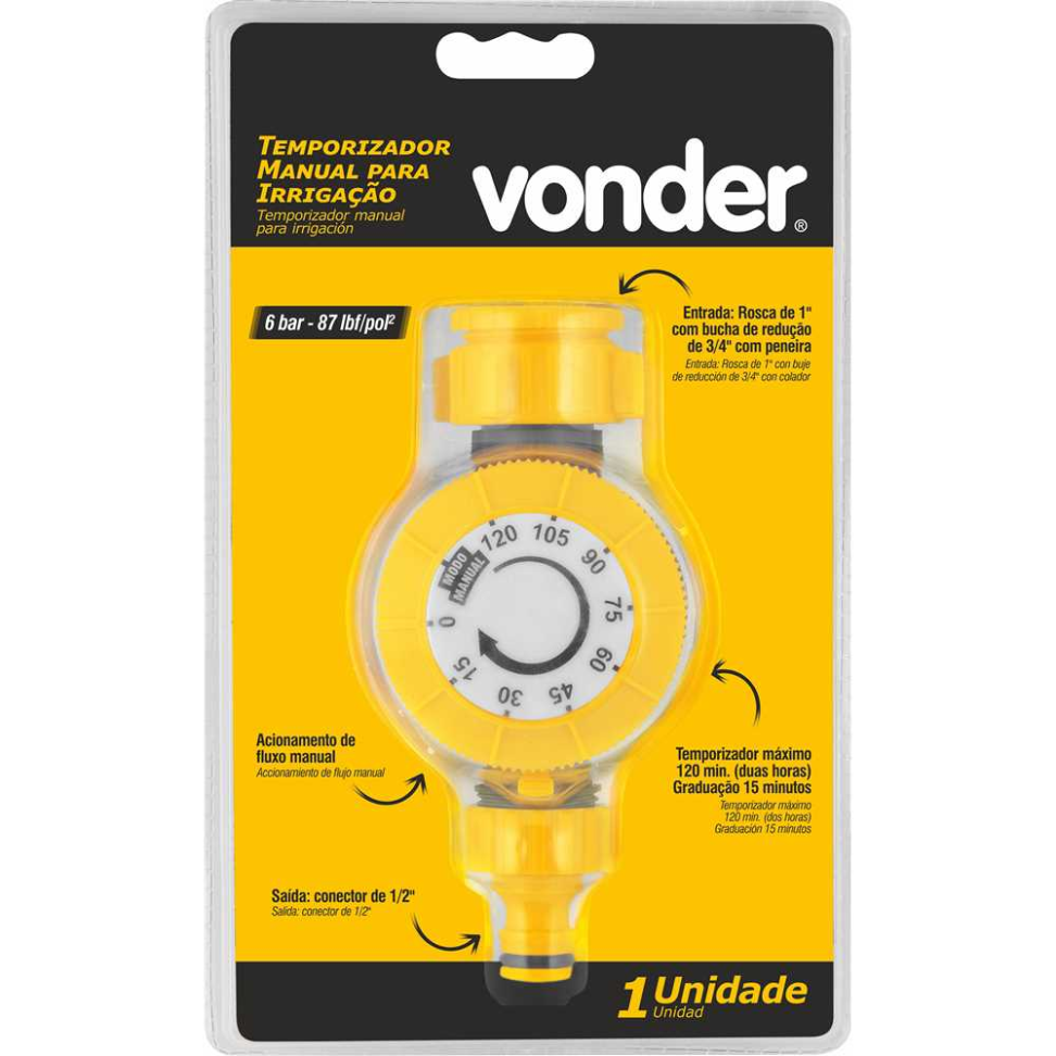 Temporizador Manual Vonder Para Irrigação
