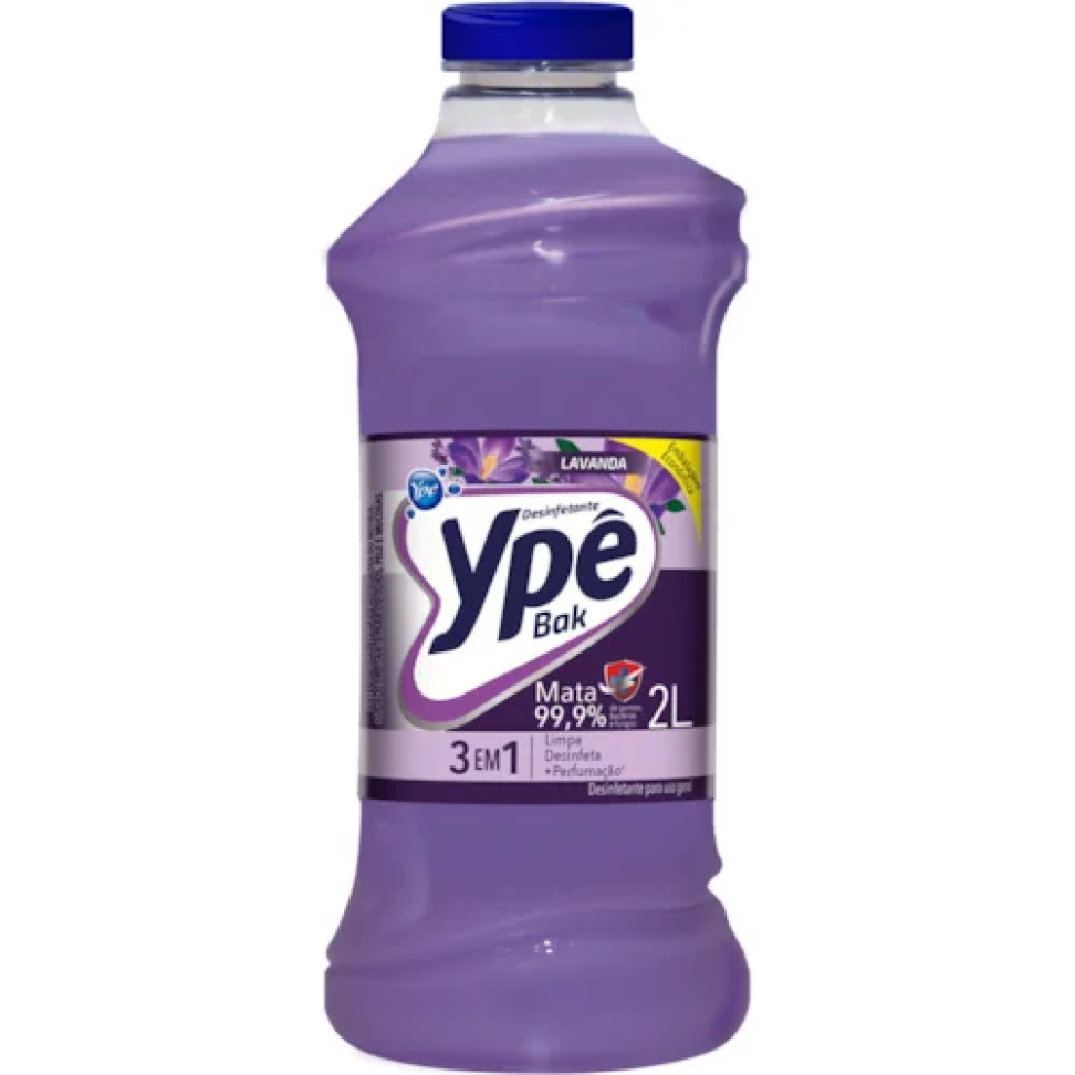 Desinfetante Líquido Bak Ypê Lavanda 2L