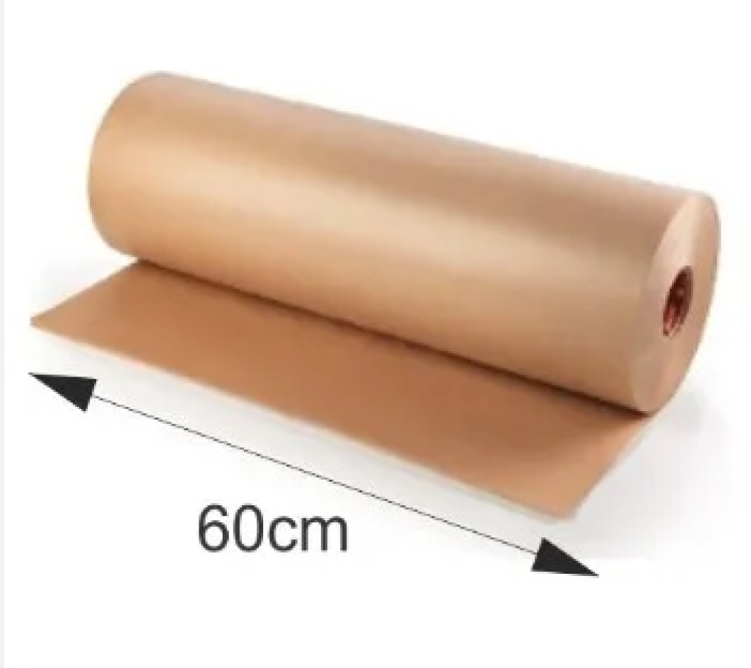 Bobina de Papel Embalar Kraft 60cm x 100m