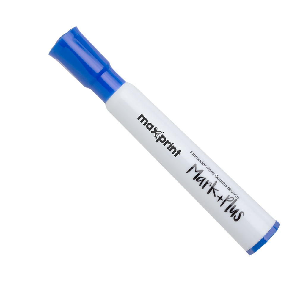 Caneta Marca Texto Maxprint Cor Azul