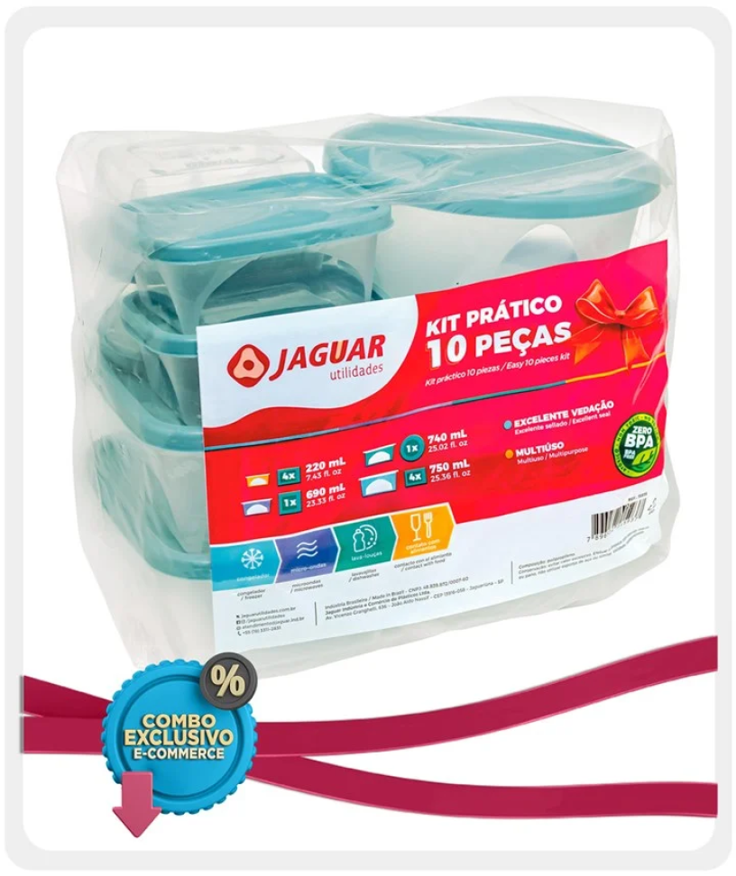Jogo de Plásticos Jaguar 10 Peças