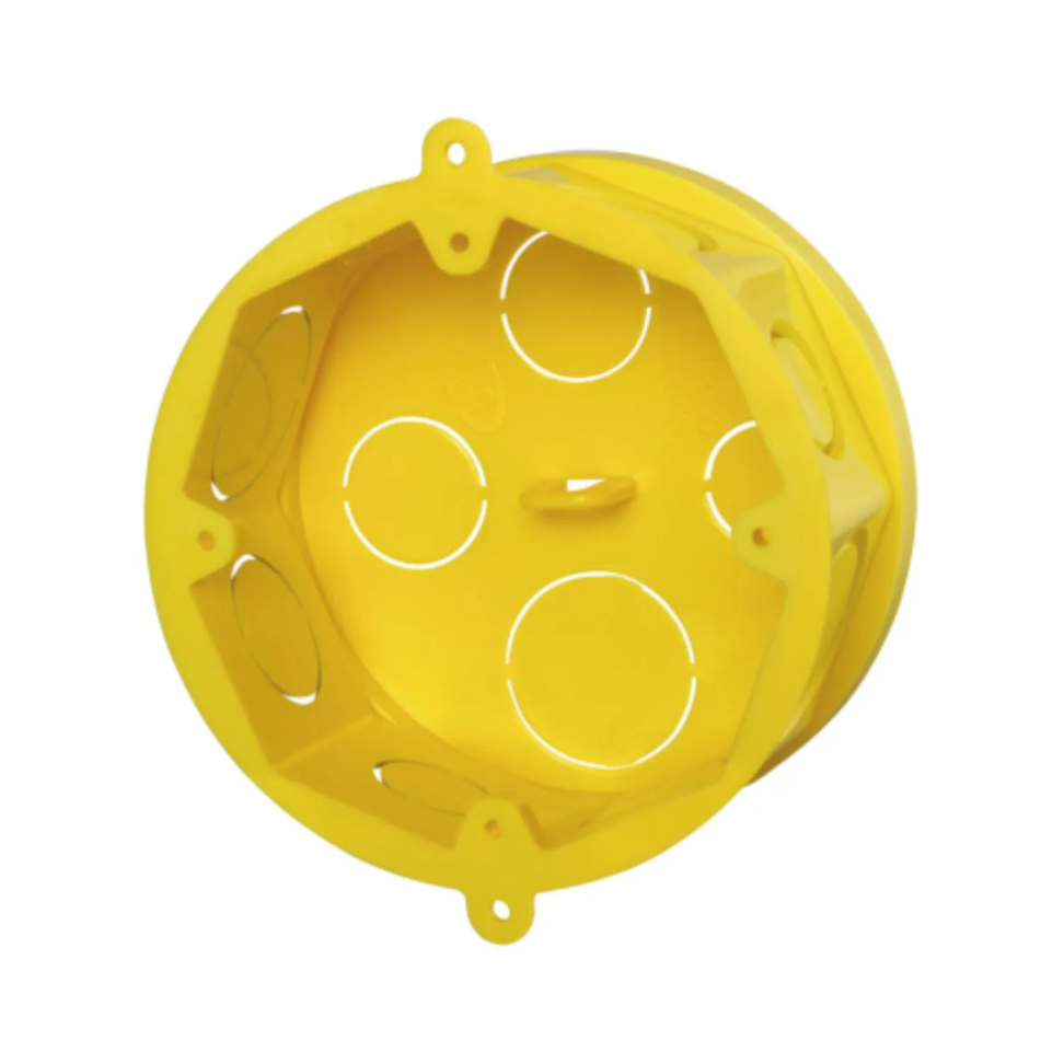 Caixa de Luz Octogonal Krona Para Eletroduto 4 x 4