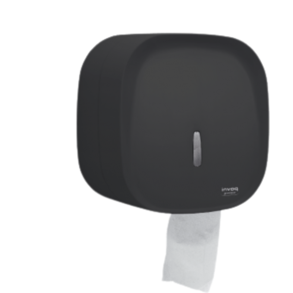 Dispenser de Papel Higiênico Rolão Invoq Preto