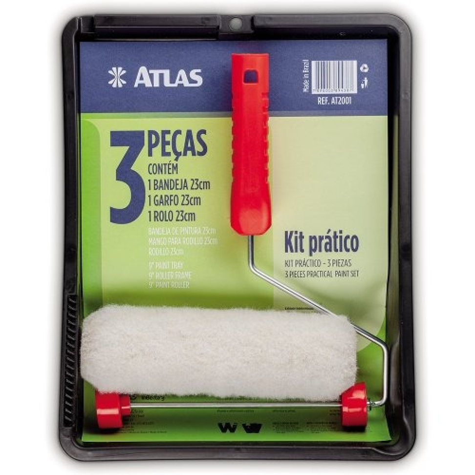 Kit de Pintura Atlas 03 Peças