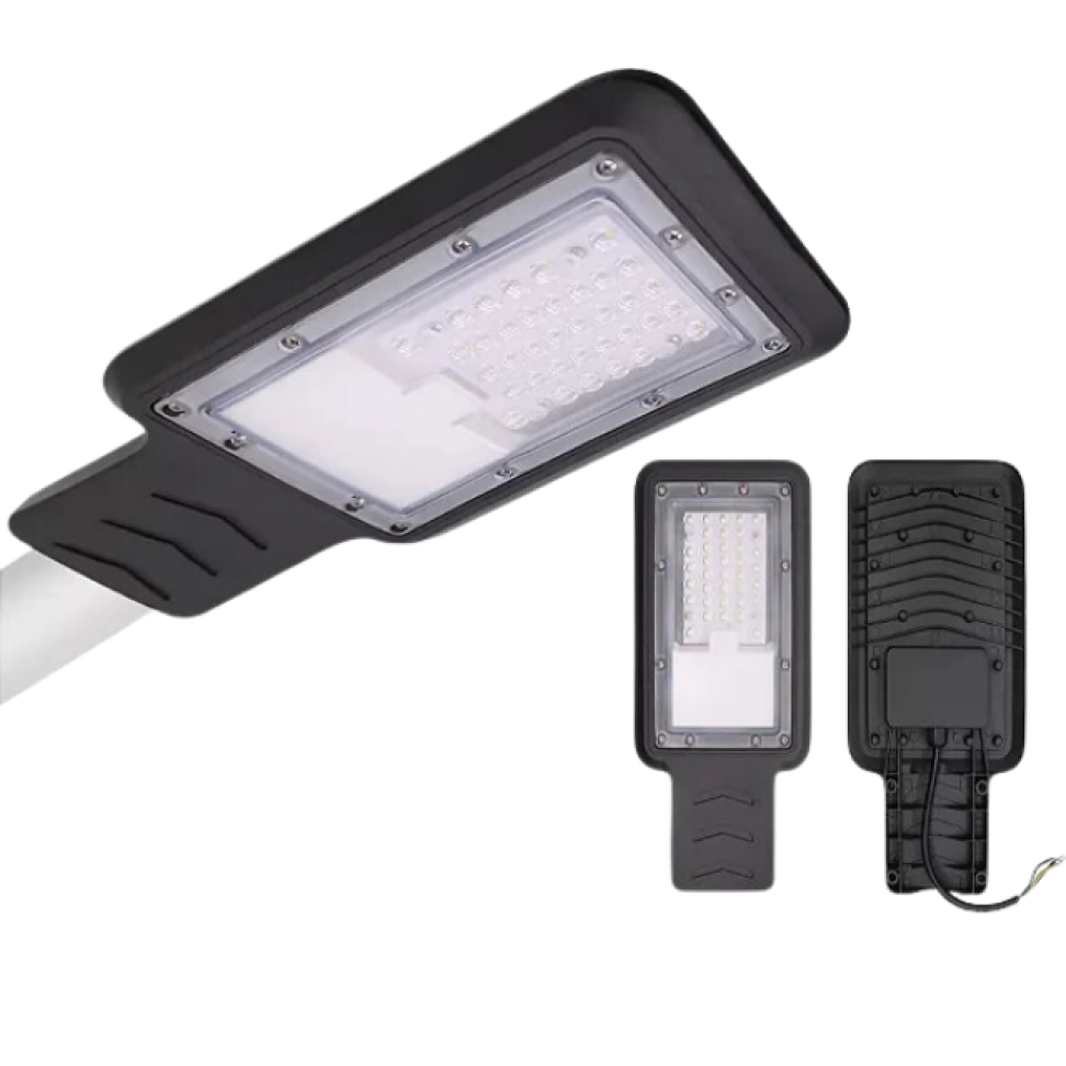 Luminária de Poste Led 50W IP67 Cor Branco Frio Alto Brilho
