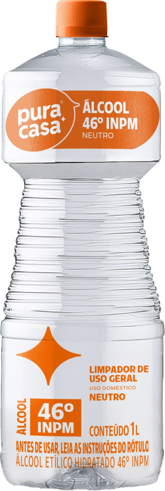 Álcool Líquido Pura Casa 46º INPM 1L