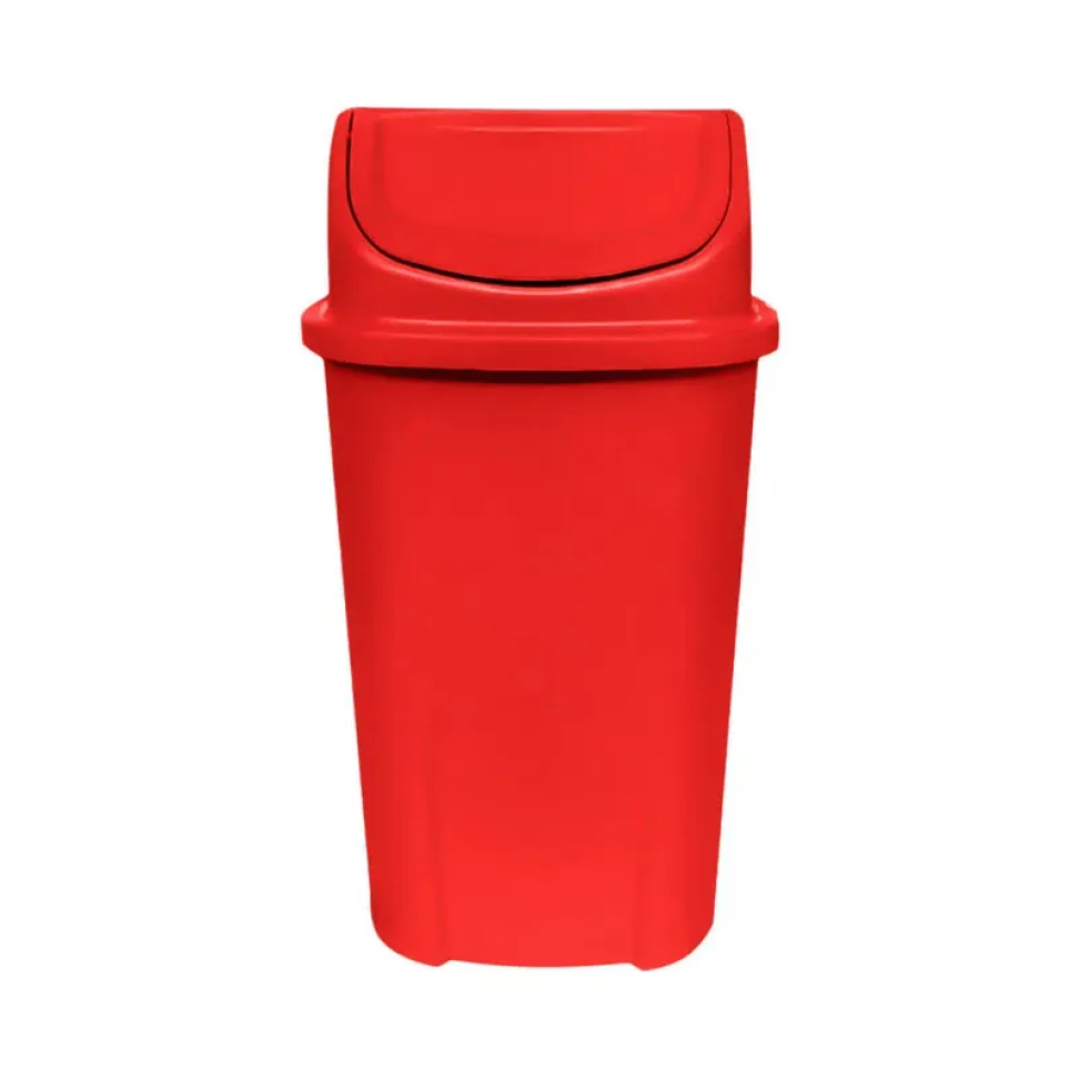 Lixeira Basculante Vermelha 60L