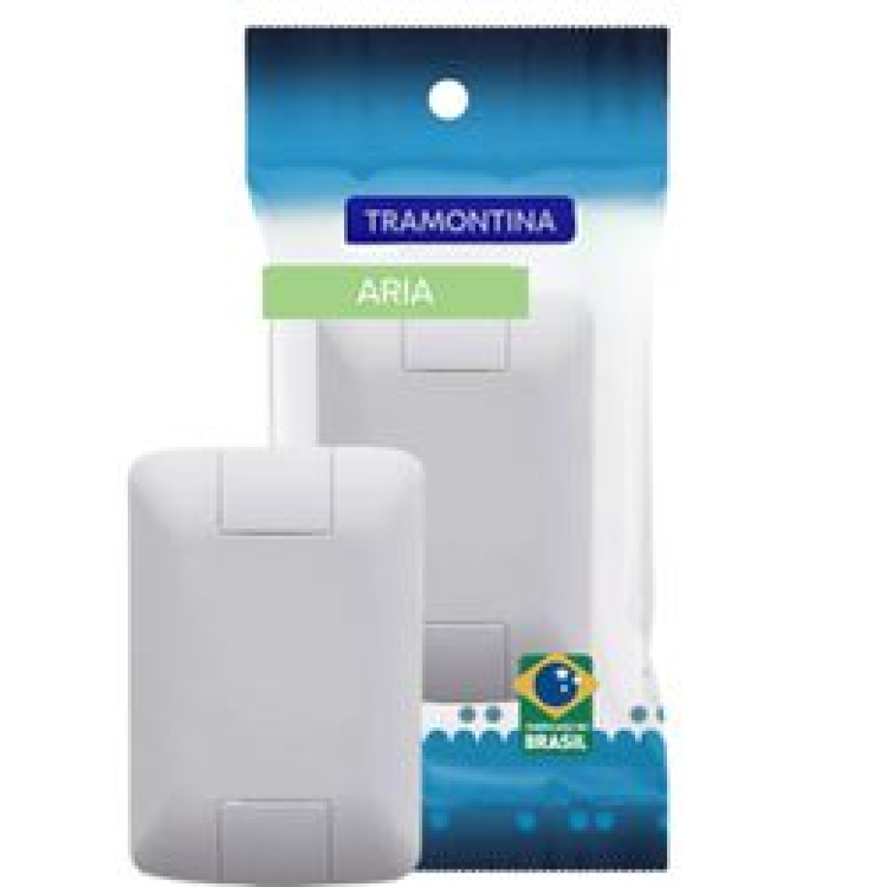 Placa Cega Tramontina 4 x 2 Aria Branca