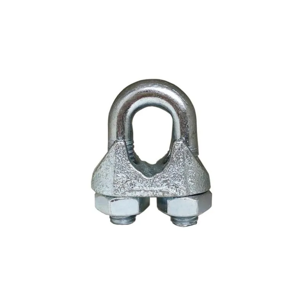 Clip Grampo para Cabo de Aço 3mm Galvanizado