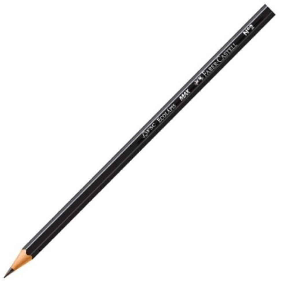 Lápis de Escrever Corpo Sextavado Cor Preto