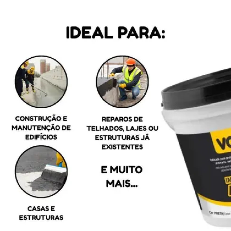 Impermeabilizante Asfático Vonder 3,6L