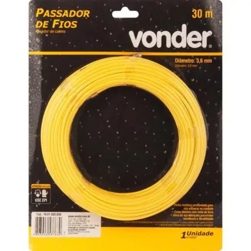 Passa Fio Vonder Alma de Aço 30M