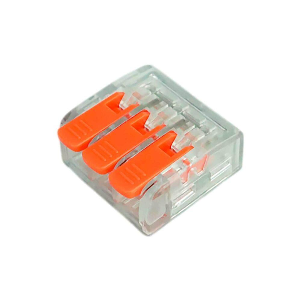 Conector Emenda de Fios Modelo 221 3 Vias