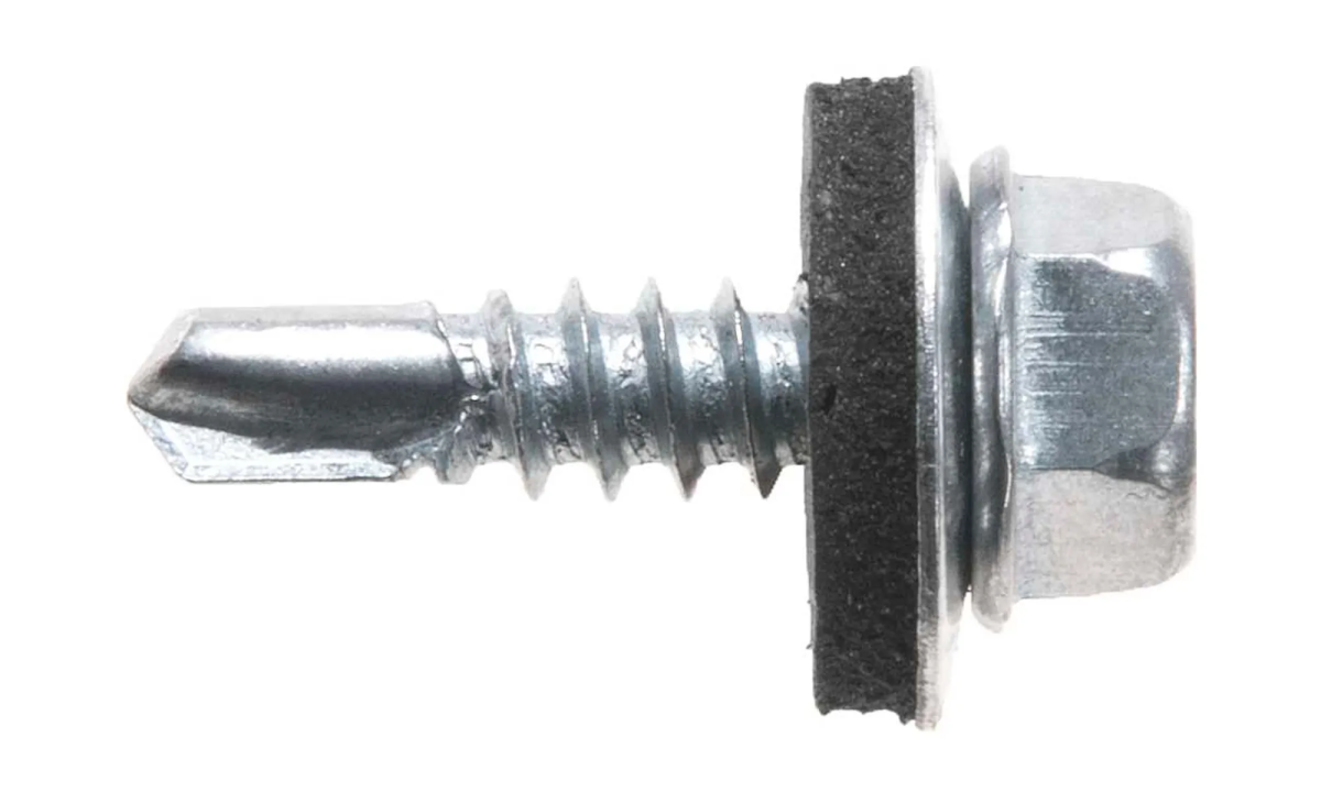 Parafuso Autobrocante Sextavado C/Arruela 1" 25,4mm