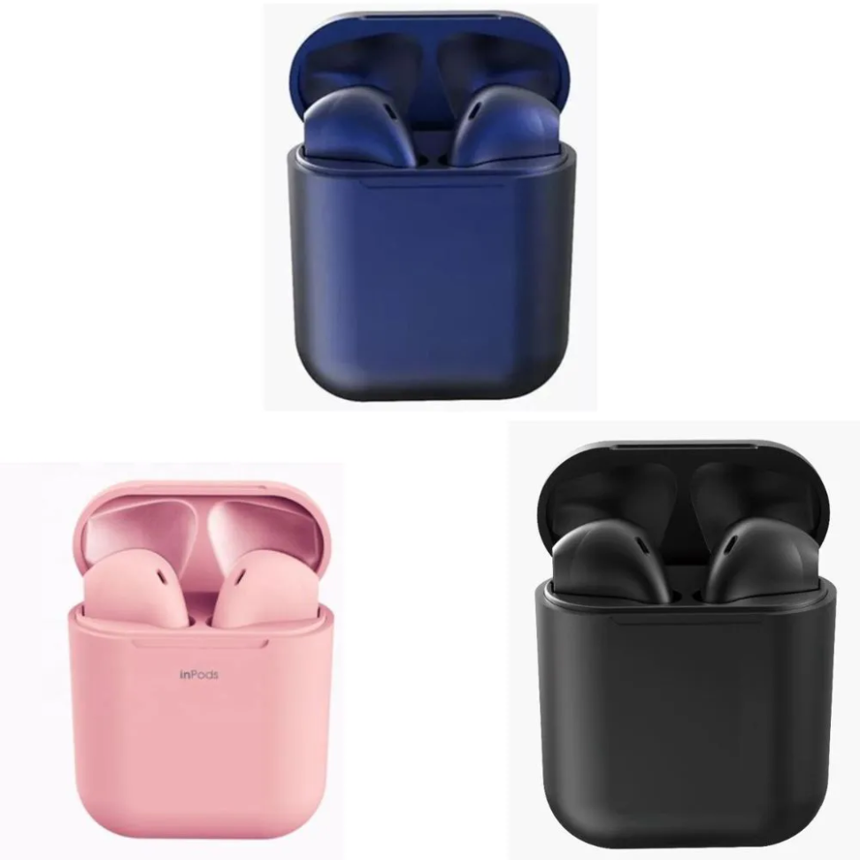 Fone de Ouvido Sem Fio Mini Inpods Bluetooth com Microfone