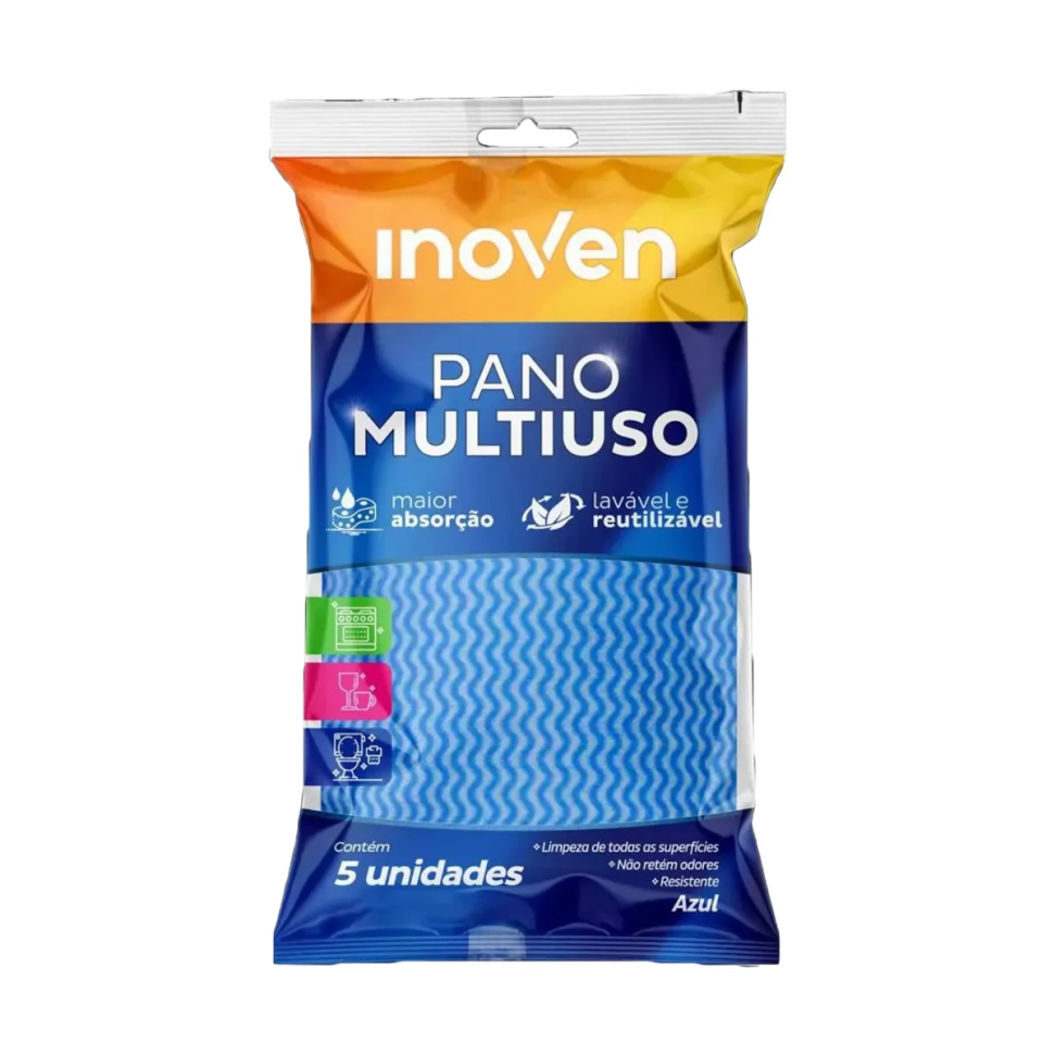 Pano de Limpeza Inoven Multiuso 05P 30 x 50 m