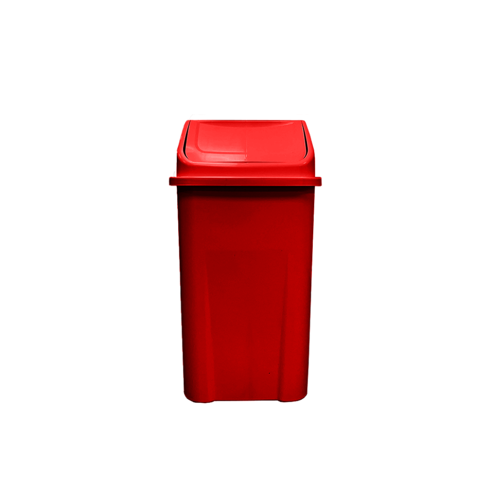 Lixeira Basculante Vermelho 100L