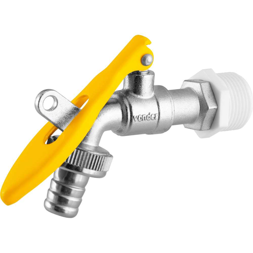 Torneira de Esfera Vonder 1/2" Com Porta Cadeado