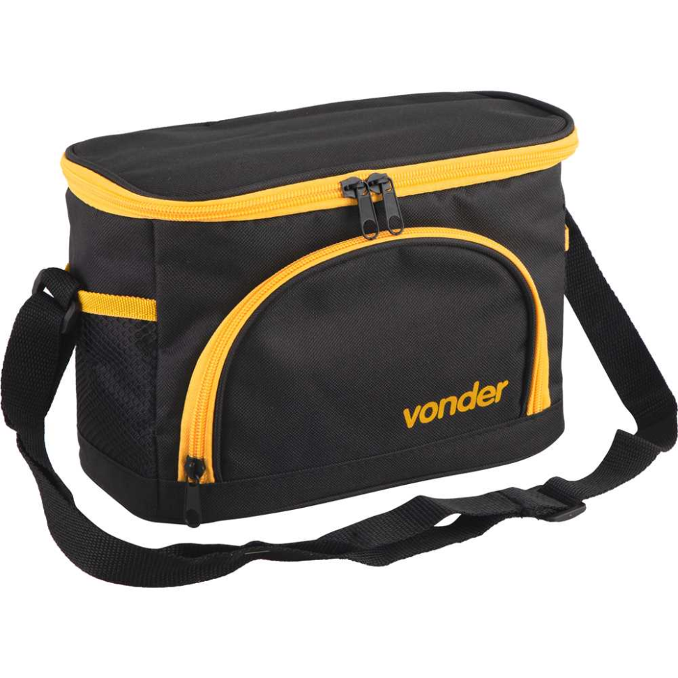 Bolsa Térmica Vonder 5 L Preta e Amarela
