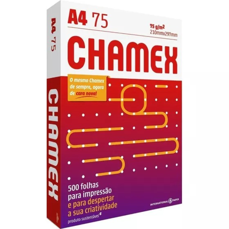Papel A4 Chamex 500fls 75g Branco