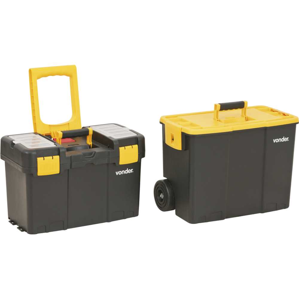 Caixa Para Ferramentas Vonder Com Rodas 62,5cm CRV 0300