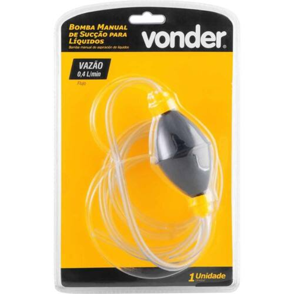 Bomba Manual de Sucção Vonder para Líquidos