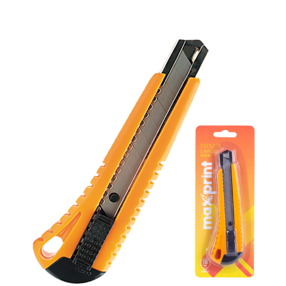 Estilete Largo MXE18W UltraLargo 18mm Maxprint