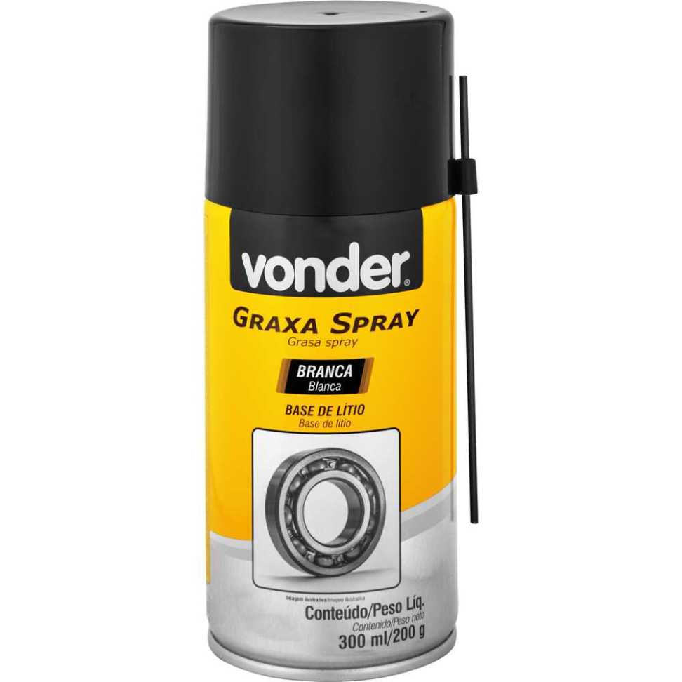 Graxa em Spray Vonder Branca 300ml