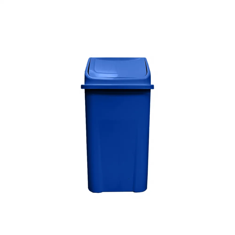 Lixeira Basculante Azul 100L