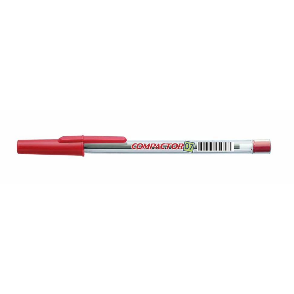 Caneta Compactor Cor Vermelho