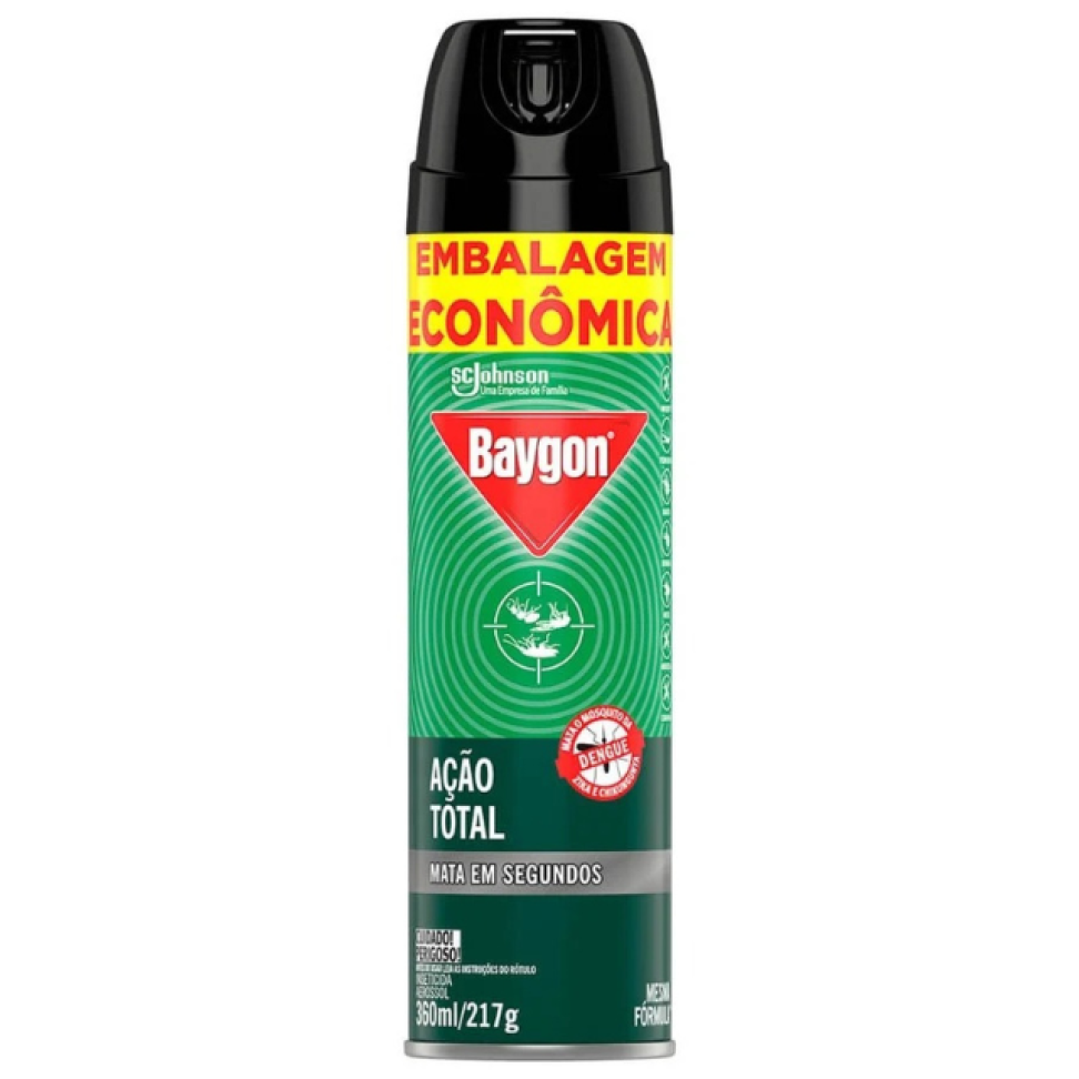 Inseticida Aerosol Baygon Ação Total 360ml