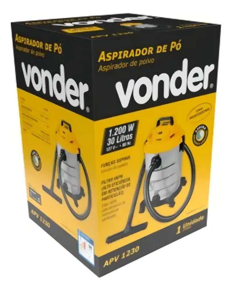 Aspirador de Pó e Líquido Vonder 1200W 220V 30L - #3