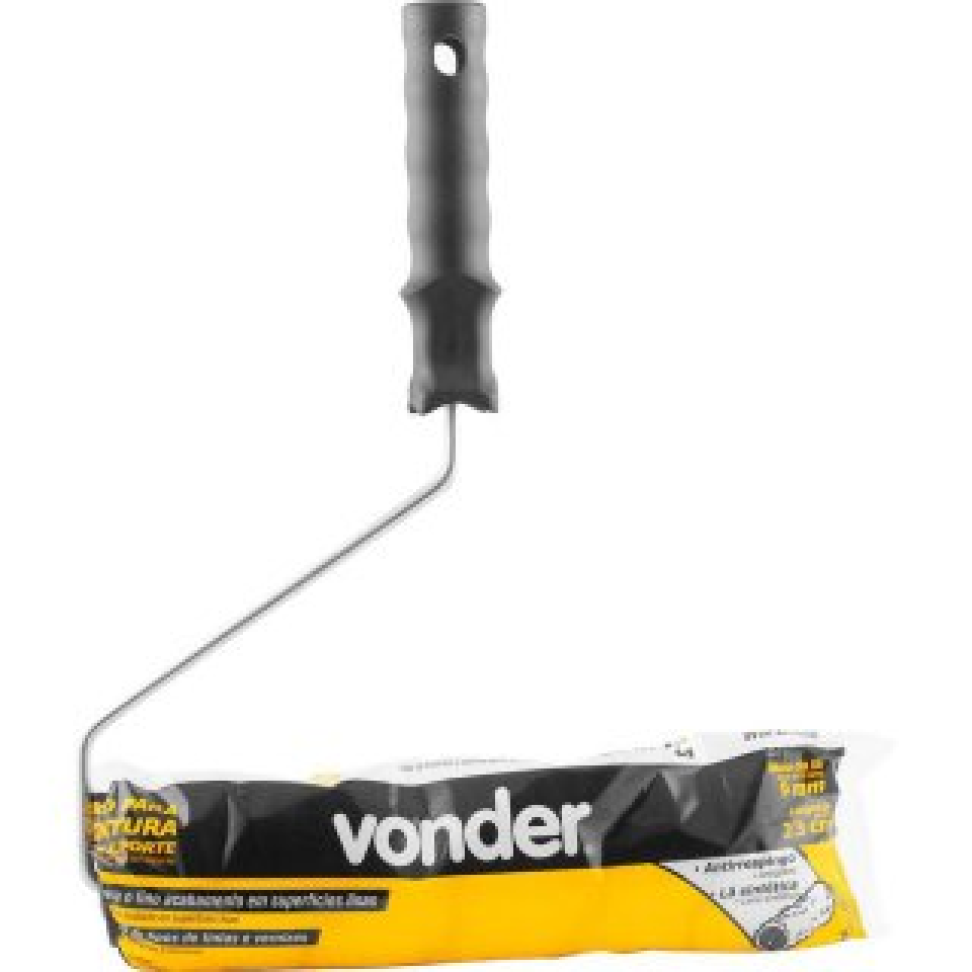 Rolo de Pintura Vonder Lã Antirrespingo Com Cabo 23 cm