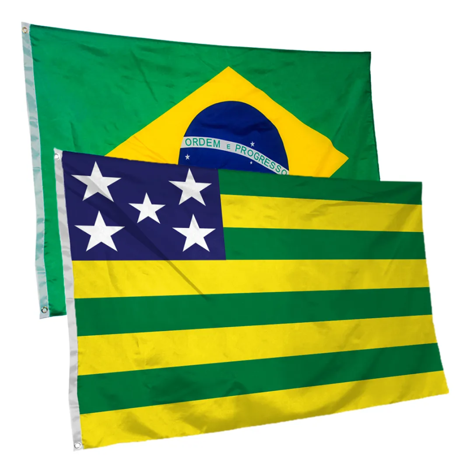 Bandeira Cores nas Duas Faces 90 x 1,45m Poliéster