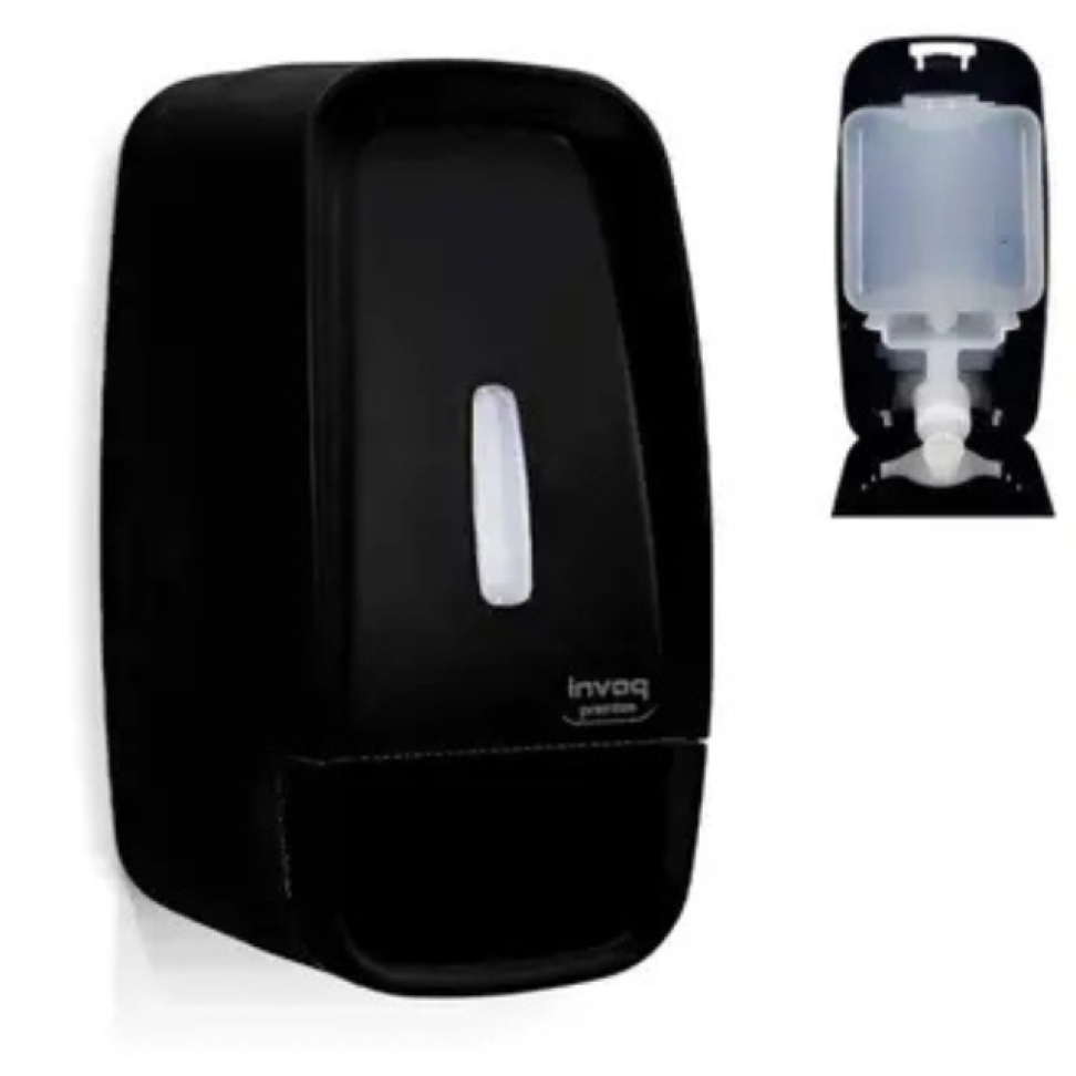 Dispenser de Sabonete Invoq para Refil 800ml Preto