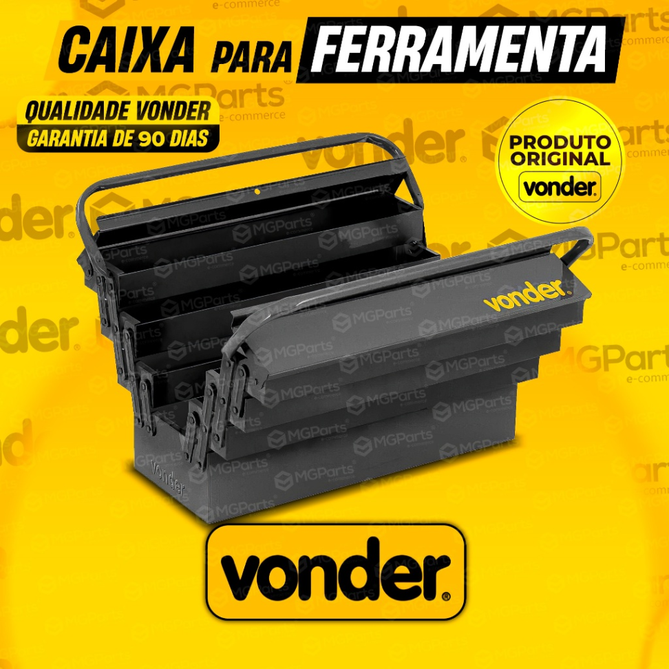 Caixa Metálica Vonder Sanfonada Para Ferramentas 7 gavetas 50 cm - #3