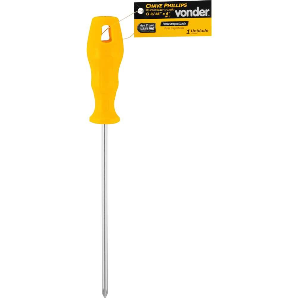 Chave Phillips Vonder Aço 3/16" x 6"