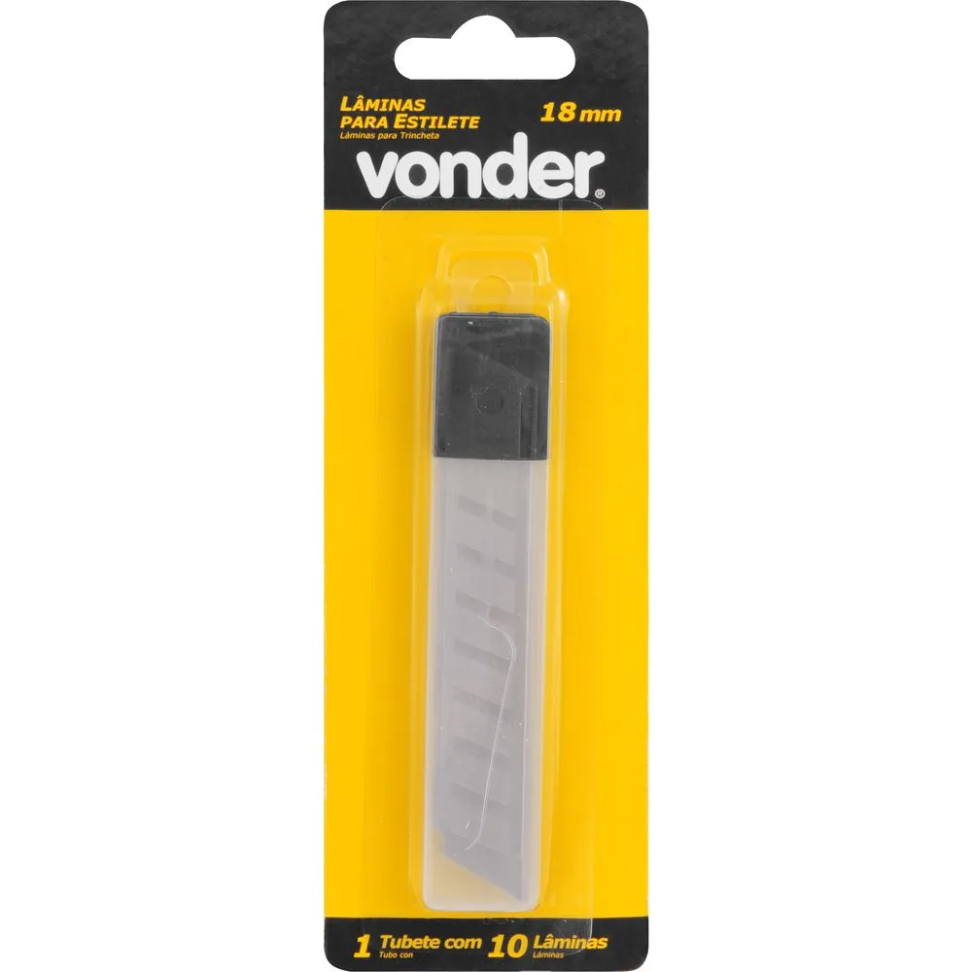 Lâmina Vonder Para Estilete C/10 18mm