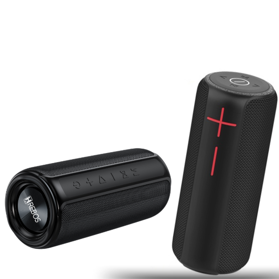 Caixa de Som HS-637 30W TWS Wireless Bluetooth Prova D'Água
