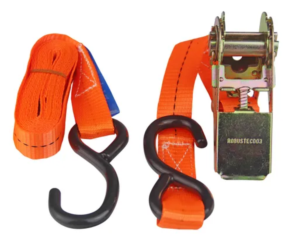 Kit de Amarração Robustec Laranja 1.5T 35mm 4,5m