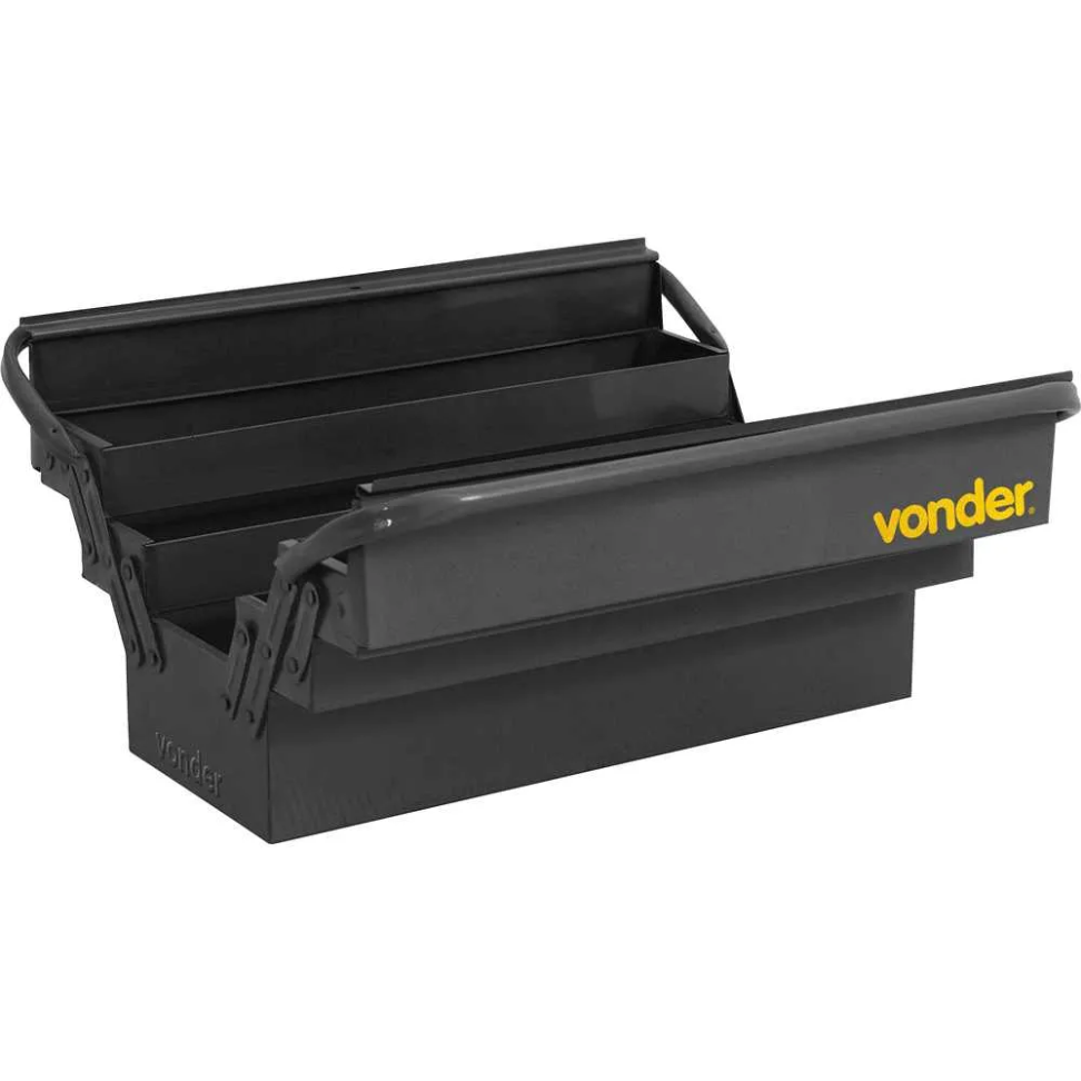 Caixa Metálica Vonder Sanfonada Para Ferramentas 5 gavetas 50 cm